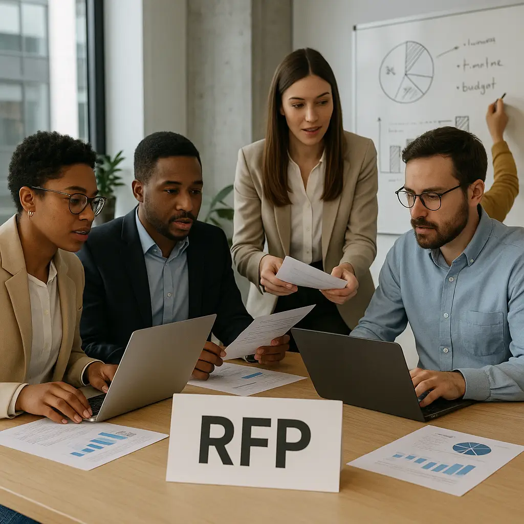 Team collaboration on RFP management